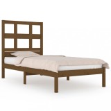 Cumpara ieftin Cadru de pat, maro miere, 100x200 cm, lemn masiv de pin