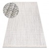 Covor NANO FH72A Melange, buclă, țesut plat gri, 140x190 cm