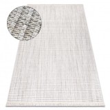 Covor NANO FH72A Melange, buclă, țesut plat gri, 80x150 cm