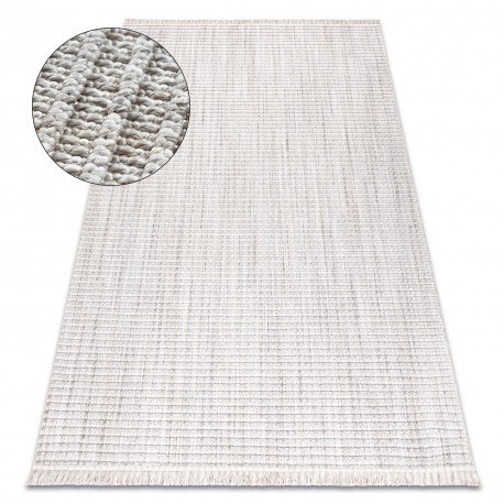 Covor NANO FH72A Melange, buclă, țesut plat gri, 240x330 cm