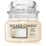 Village Candle Dolce Delight lum&acirc;nare parfumată (Glass Lid) 262 g