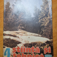 revista stiinta si tehnica aprilie 1986