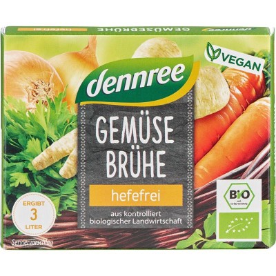 Cuburi pentru Supa de Legume Fara Drojdie Bio 6 bucati Dennree foto