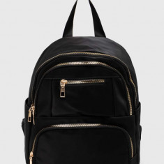 Answear Lab rucsac femei, culoarea negru, mic, neted