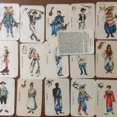 pacalici lot 15 carti pentru jocul de carti joc vechi epoca de aur incomplet