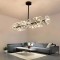 Candelabru Cristal PETERHOF Regalis 16x G4, Lungime 120cm, Negru ModernLight Concept