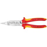 Cumpara ieftin Cleste profesional combinat izolat Knipex 13 86 200, 200 mm, 6 in 1