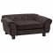 Canapea pentru caini, maro, 72 x 45 x 30 cm, plus