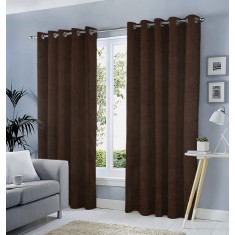 Draperie tip tesatura in cu inele albe, Madison, 150x265 cm, densitate 700 g/ml, Lean, 1 buc