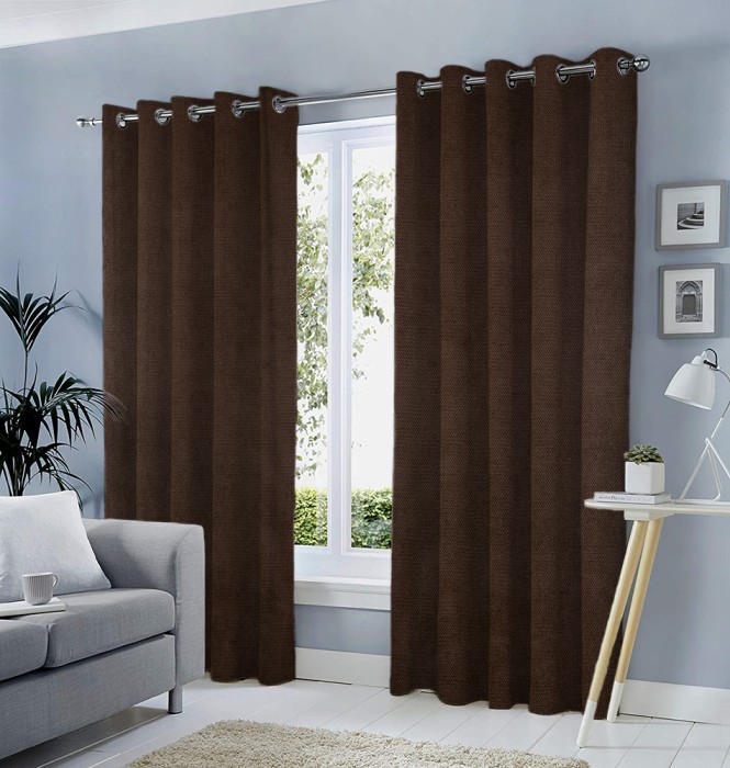 Draperie tip tesatura in cu inele auriu antic, Madison, 150x235 cm, densitate 700 g/ml, Lean, 1 buc