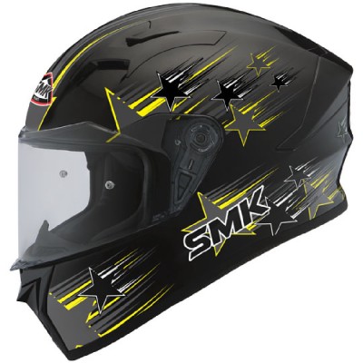 Casca Moto Integrala SMK STELLAR RAIN STAR MA264 MARIME XS foto