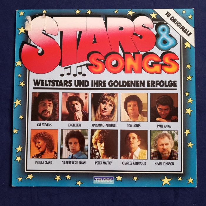 various - Stars &amp; Songs _ vinyl,LP _ Teledec, Germania, 1981 _ Nm / NM