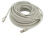 Patch cord S/FTP Cat6a Cu LSZH Gri 30m