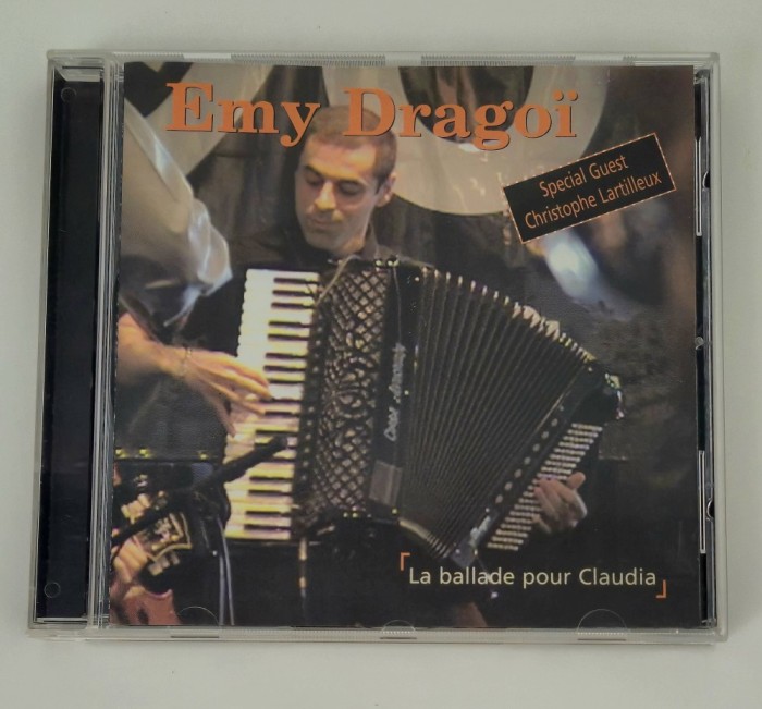 Cd Audio Emy Dragoi La ballade pour Claudia Acordeon Cd cu autograf