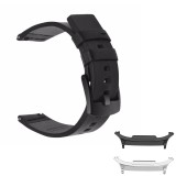 Curea piele naturala compatibila Samsung Galaxy Watch8 Classic 46mm, Negru