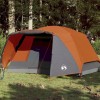 Gossi cort de camping cu veranda 4 persoane, portocaliu, impermeabil