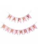 Banner Happy Birthday Roz 200x15 cm
