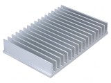 Radiator extrudat cu aripioare 100x150x25 mm brut