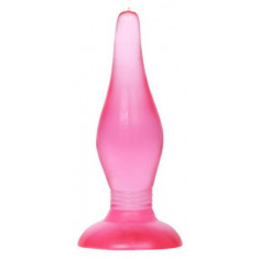 Dop Anal, PVC, Roz, 14.5 cm