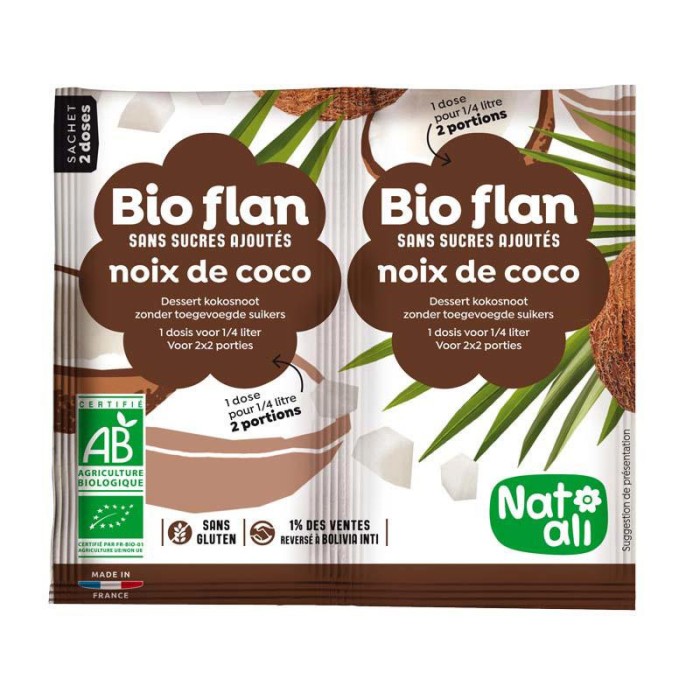 Budinca de Cocos Eco 2 x 4 grame Nat-Ali