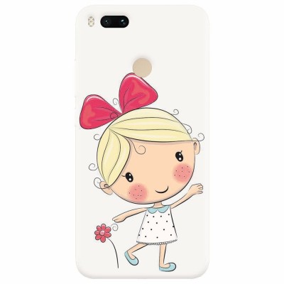 Husa silicon pentru Xiaomi Mi A1, Fetita foto