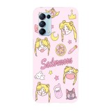 Husa compatibila cu Oppo A54 5G model Sailor Moon Accessories, Silicon, TPU, Viceversa, Transparent, Carcasa