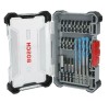 Set 20 Accesorii Insurubare Gaurire Bosch Multi Construction PRO Impact, Prindere Hexagon 1/4, Burghie Expert HEX-9