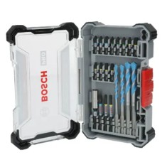 BOSCH Set mixt de 20 de accesorii pentru insurubare si gaurire Multi Construction PRO Impact, prindere hexagon 1/4&amp;quot;