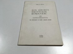 PROF.DR. IOAN FLOCA,DIN ISTORIA DREPTULUI ROMANESC III- CONCORDATUL. SIBIU 1993