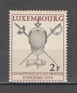 Luxemburg.1954 C.M. de scrima ML.30 foto