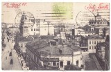 2285 - BUCURESTI, Panorama, stampila CONSULAT Romania - old postcard - used 1908, Circulata, Printata