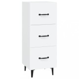 Cumpara ieftin Servanta, alb, 34,5x34x90 cm, lemn compozit