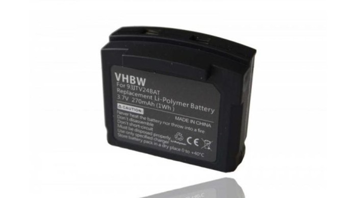 &Icirc;nlocuire baterie pentru căști wireless VHBW pentru Amplicomms 93ITV24BAT - 270 mAh 3,7 V Li-polimer