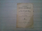 JAFURILE BANCII NATIONALE si Crearea Creditului Eftin - N. Filipescu -1914, 15 p, Alta editura