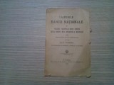 JAFURILE BANCII NATIONALE si Crearea Creditului Eftin - N. Filipescu -1914, 15 p