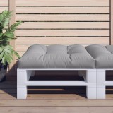 vidaXL Pernă pentru paleți, gri, 80x80x12 cm, material textil