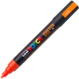 Marker UNI PC-5M 1. 8-2. 5 mm, portocaliu inchis, Posca