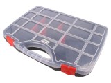 Container cu partiții Parat 7L Polipropilenă Negru pentru organizare piese mici electronice 390x290x60mm