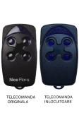 Telecomanda poarta garaj radio cu 4.5 milioane de combinatii Nice Flo 4 R-S Sistem cu cod dinamic de 433.92MHz cu autoinvatare s
