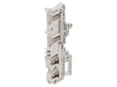 Conector &Icirc;mbinare Șine 0.5-4mm2 1 Pista 4 Borne Gri 6mm