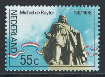 Olanda 1976 Mi 1074 MNH - 300 de ani de la moartea lui Michiel de Ruyter foto