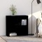 Gossi biblioteca, negru, 80x30x76,5 cm, lemn prelucrat