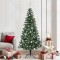 vidaXL Pom de Crăciun artificial pre-iluminat cu 300 LED Verde 210 cm 3396773
