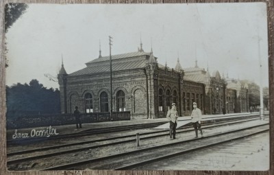 Gara Ocnita, Basarabia// fotografie tip CP H. Ehrlich Cernauti foto