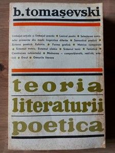 Teoria literasturii poetica B.Tomasevski Coperta patata