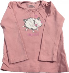 Bluza fetita, culoarea roz, marime 86-92 cm , varsta 12-24 luni