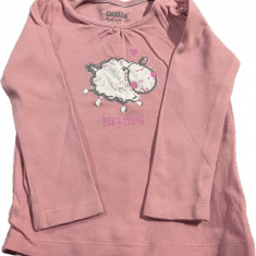 Bluza fetita, culoarea roz, marime 86-92 cm , varsta 12-24 luni