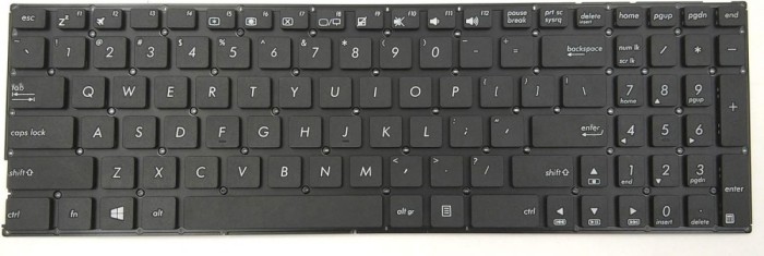 Tastatura Laptop, Asus, VM591, VM591UA, VM591UB, VM591UF, VM591UJ, VM591UQ, VM591UR, VM591UV, VPDRL, layout US
