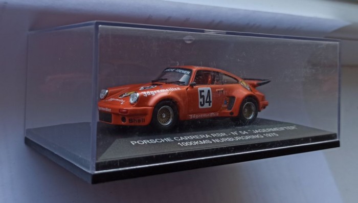 Macheta Porsche 911 Carrera 3.0 Jagermeister Nurburgring 1975 - UH 1/43
