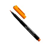 Marker Piele Eberhard Faber Orange, Varf Dublu, Rezistent Apa, Profesional